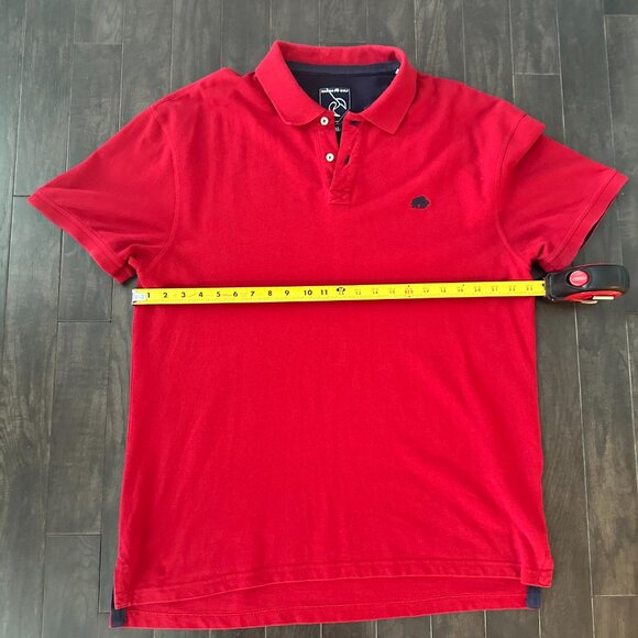 Red Raging Bull XXL Men's Polo Shirt  100% Cotton  *Rare in the US!* - Picture 2 of 10